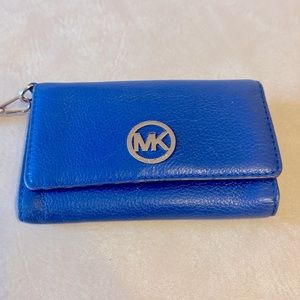 Royal Blue trifold Michael Kors Wallet